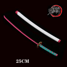 25cm Kimetsu No Yaiba Sword Weapon Demon Killer Tomioka Yoshio Role-playing Sword Anime Ninja Sword PU Weapon Props (Color: gui dao-3)