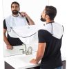 Shaving ApronMen's Styling Beard Shaving ApronClear Suction Cup Shaving ApronManicuring Beard Styling Apron