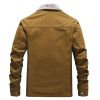 Men's Casual Fleece Cotton Military Jackets Outdoor